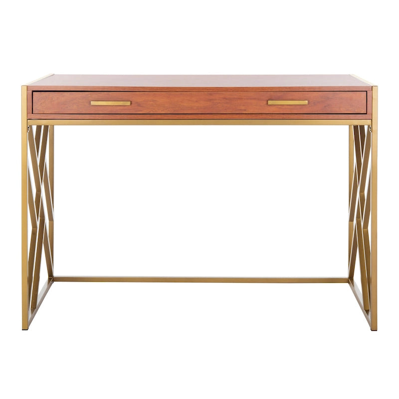 Contemporary Dual-Tone 1-Drawer Desk