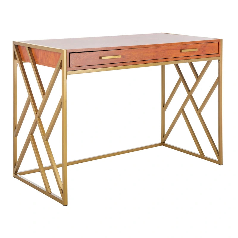 Contemporary Dual-Tone 1-Drawer Desk