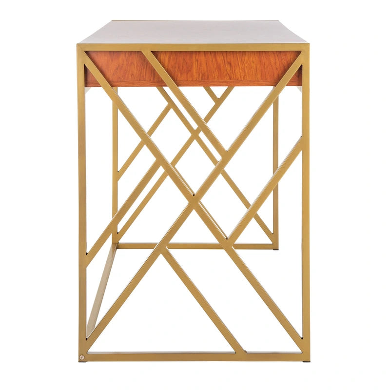 Contemporary Dual-Tone 1-Drawer Desk