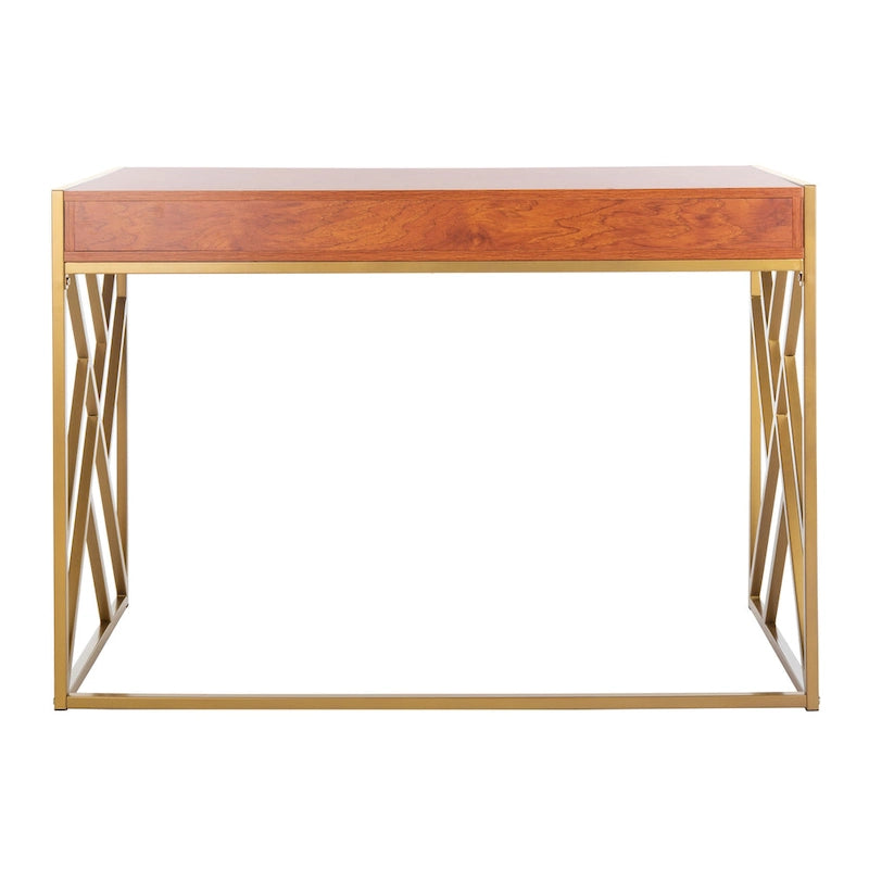 Contemporary Dual-Tone 1-Drawer Desk