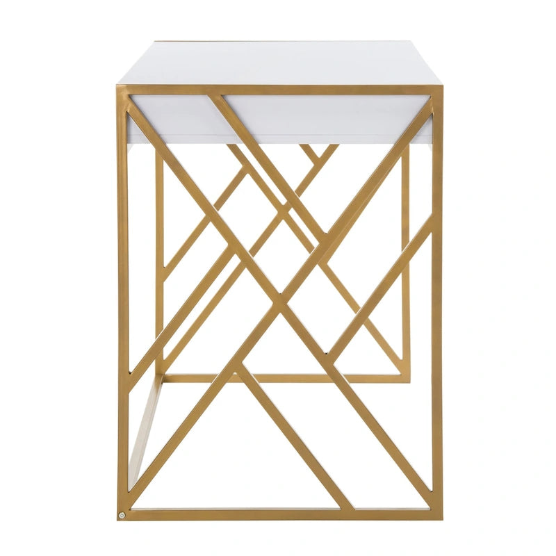 Contemporary Dual-Tone 1-Drawer Desk