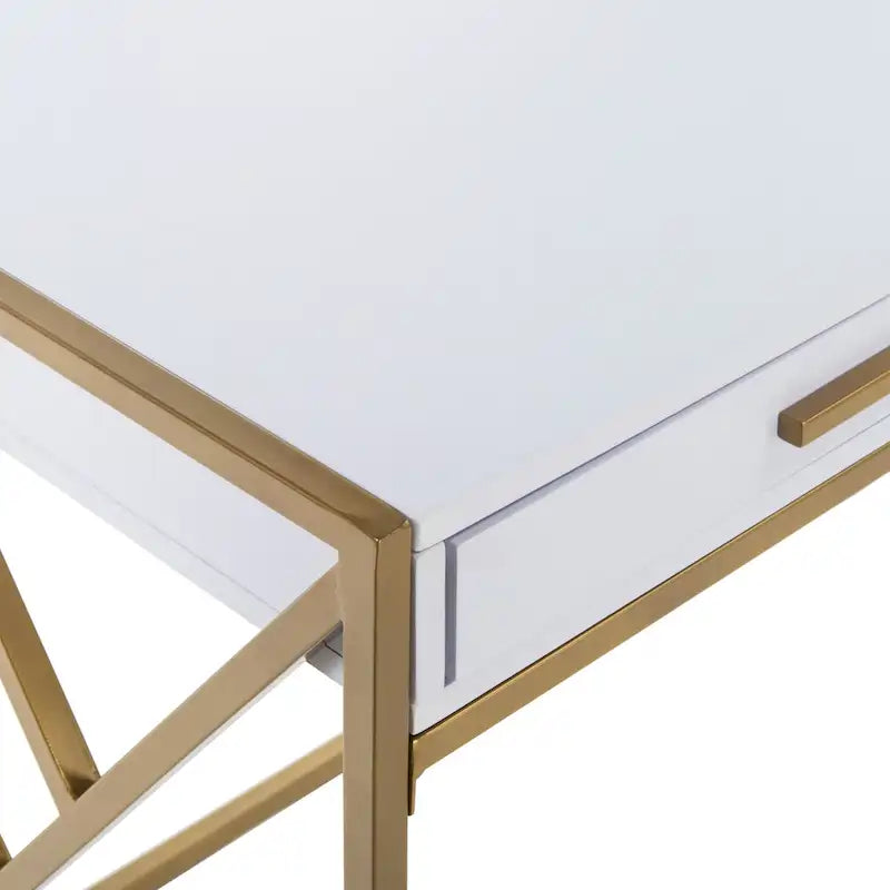 Contemporary Dual-Tone 1-Drawer Desk