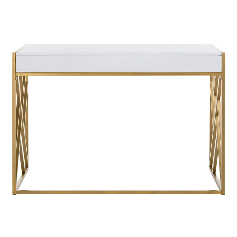 Contemporary Dual-Tone 1-Drawer Desk