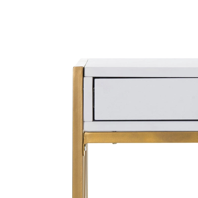 Contemporary Dual-Tone 1-Drawer Desk