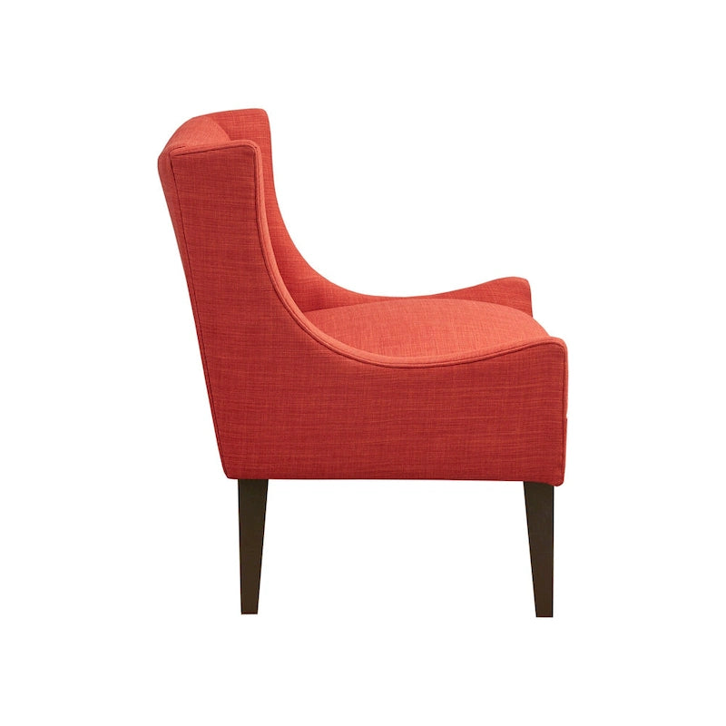 Poltrona decorativa imbottita con schienale trapuntato