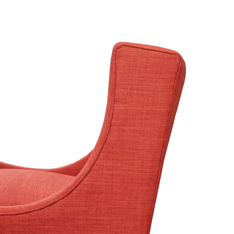Poltrona decorativa imbottita con schienale trapuntato