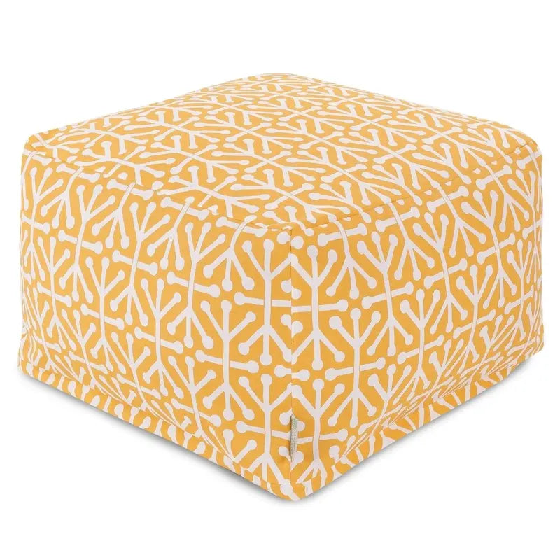 Indoor/Outdoor Ottoman Pouf, 27 x 27 x 17 in