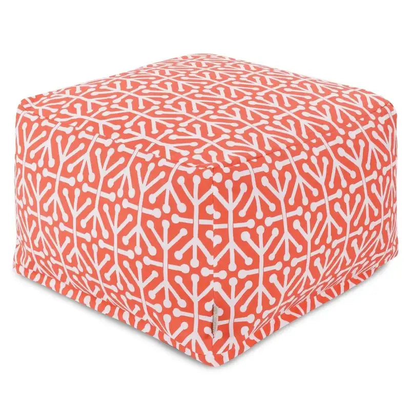 Indoor/Outdoor Ottoman Pouf, 27 x 27 x 17 in
