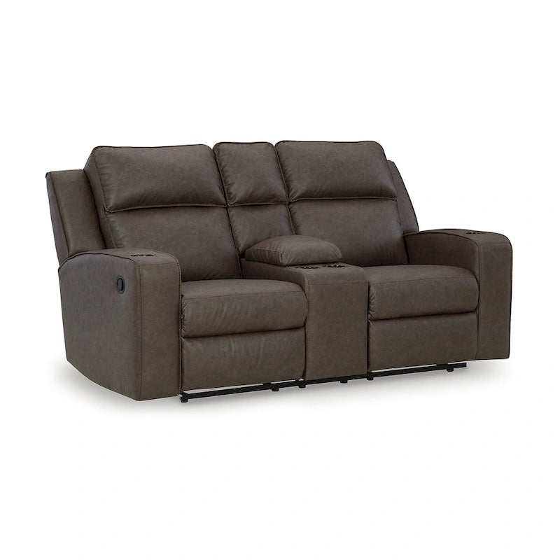 Reclining Loveseat with Console - 77W x 42D x 43H