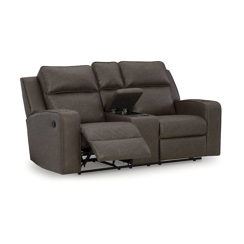 Reclining Loveseat with Console - 77W x 42D x 43H