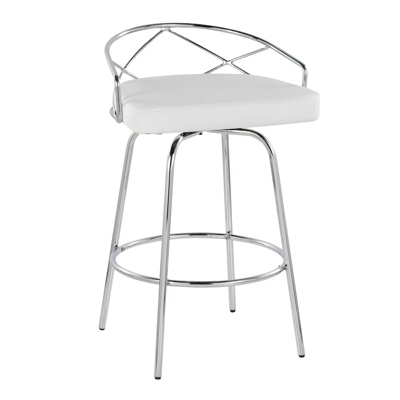 Fixed-Height Swivel Counter Stools (Set of 2)
