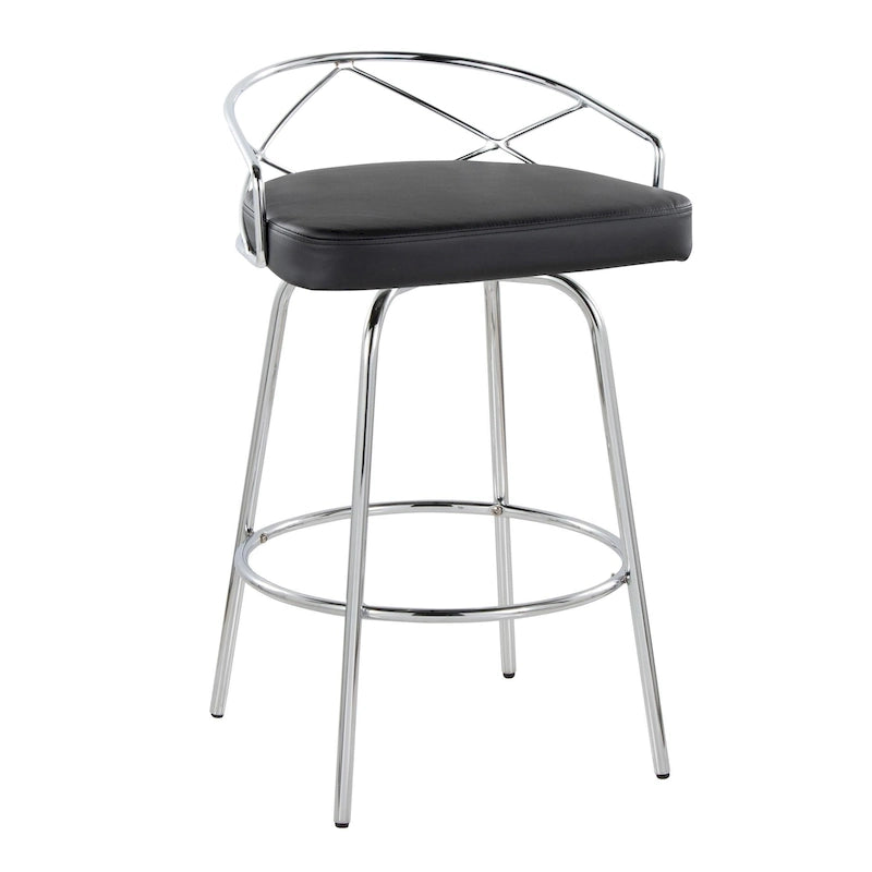 Fixed-Height Swivel Counter Stools (Set of 2)