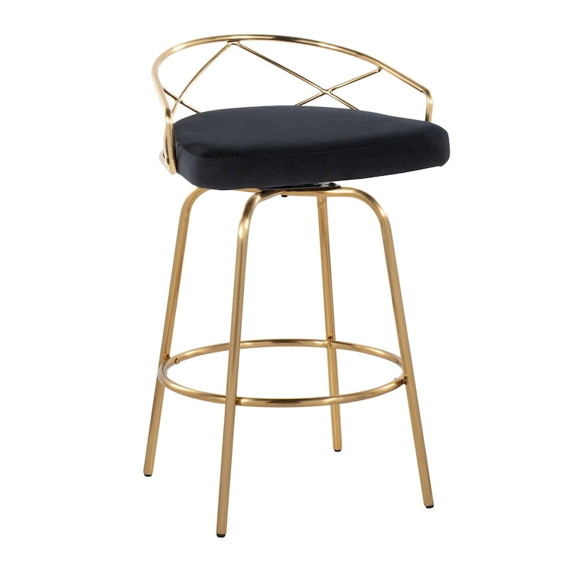 Fixed-Height Swivel Counter Stools (Set of 2)