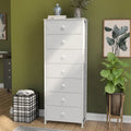 7-Drawer Fabric Dresser with Steel Frame for Bedroom