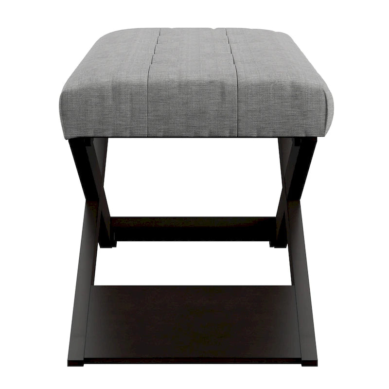 48 Wood X-Base Bench