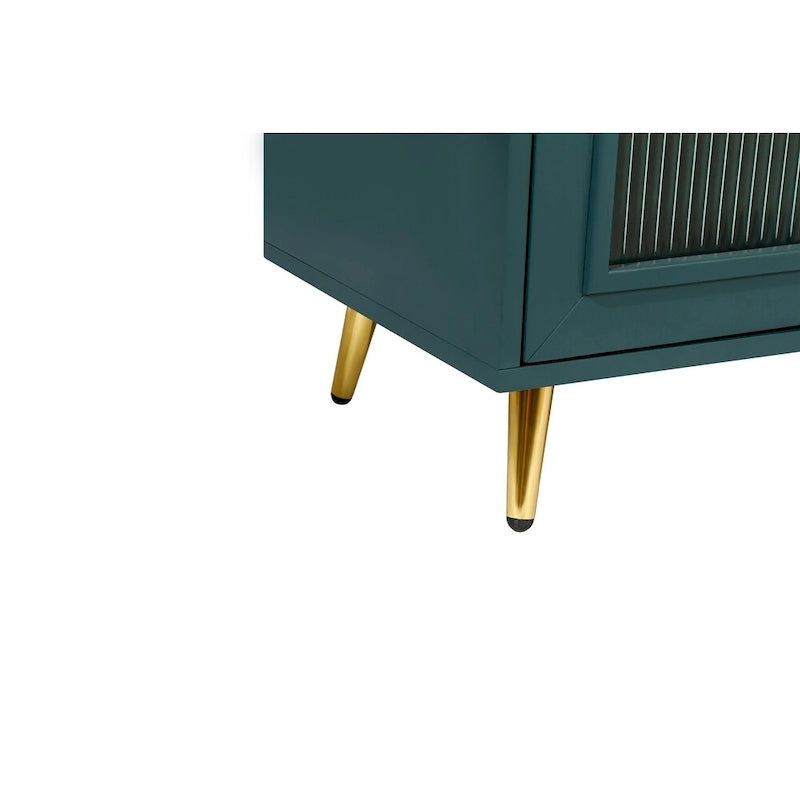 Wood Buffet Storage Cabinet with Adjustable Shelves