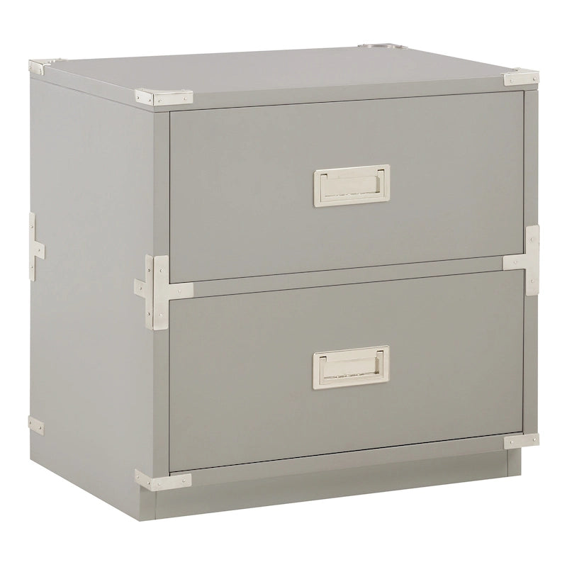 2 Drawer Accent Storage Cabinet