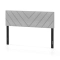 Adjustable Linen Upholstered Headboard for Full and Queen Beds