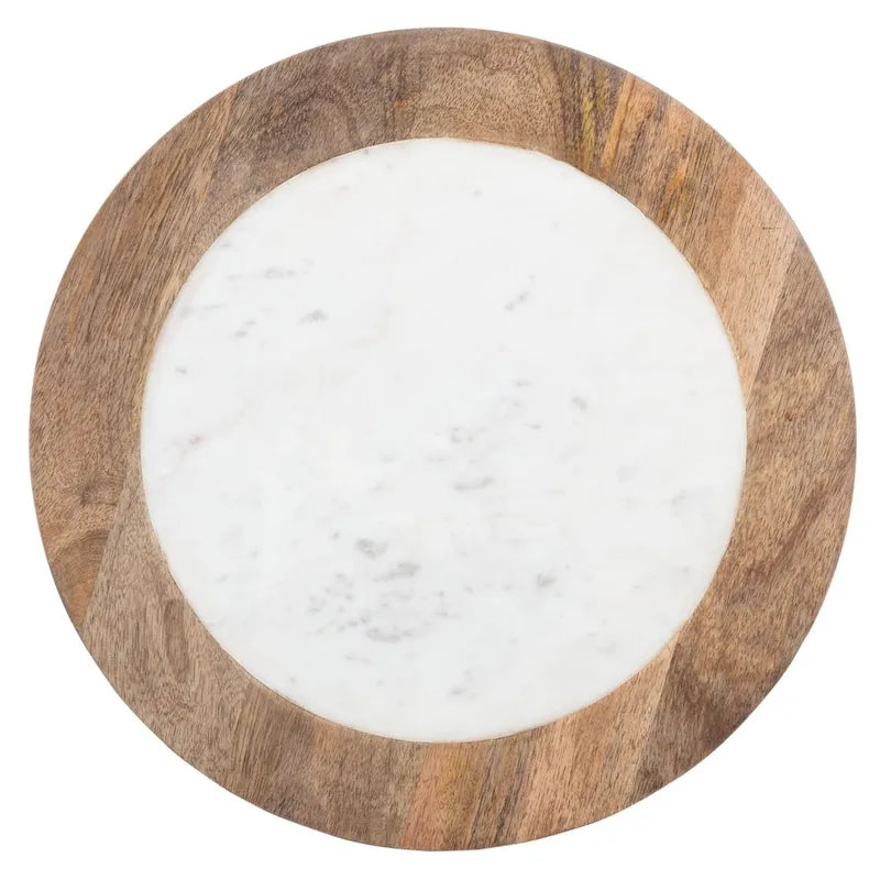 Natural Stone Top Accent Table - 15Wx15Dx20H