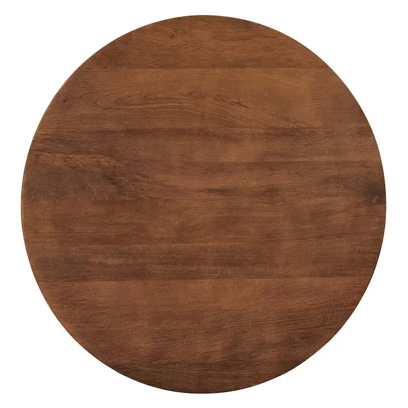 30-Inch Round Solid Wood Coffee Table