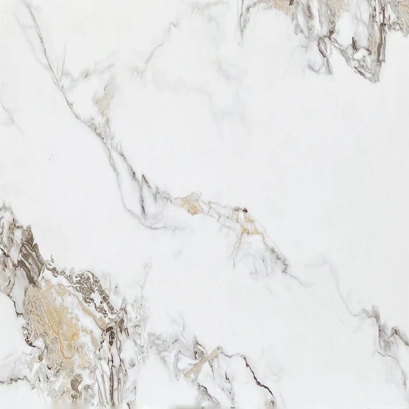 70-Inch TV Stand with Marble-Printed Top