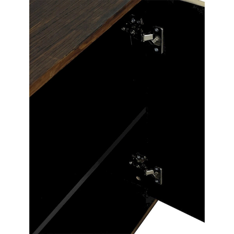 Vintage Sideboard Storage Cabinet with Relief Doors